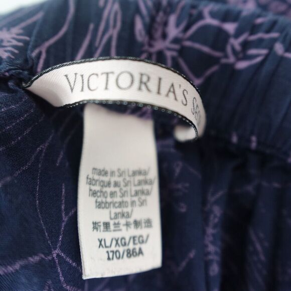 Victorias Secret Womens Floral Cotton Lounge Pants X-Large - Picture 8 of 9
